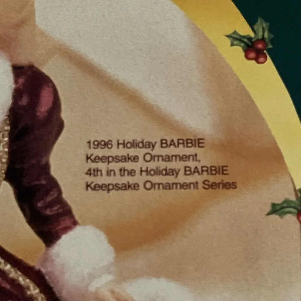 Hallmark 1996 Holiday Barbie Vintage‎ Coloring & Activity Book - NEVER USED